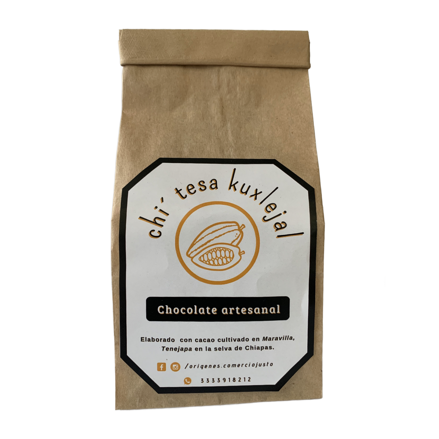 Chocolate orgánico de Chiapas, México